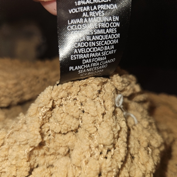 Social Standard By Sanctuary Womans Tan Cardigan Sweater Size L - Picture 11 of 11